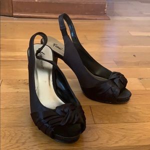 Fioni Night Black Heels
